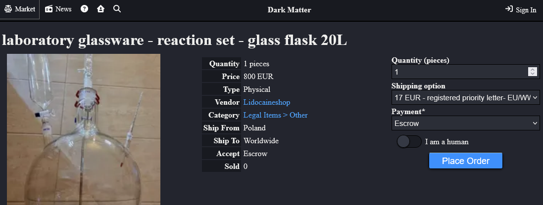 darkmatter mirror example